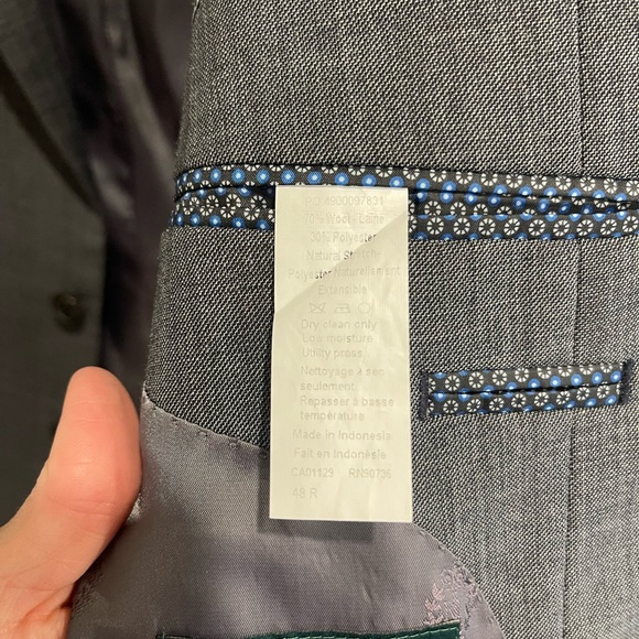 RALPH LAUREN Men’s Gray 48R Suit Coat - Picture 2 of 16
